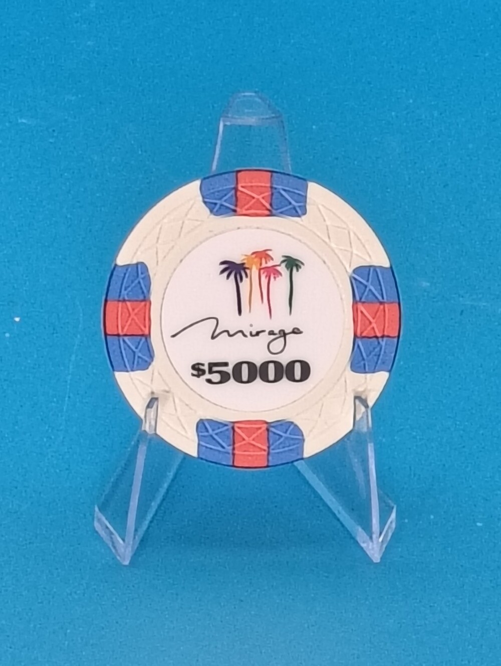 $5,000 Mirage Casino Commemorative Chip.